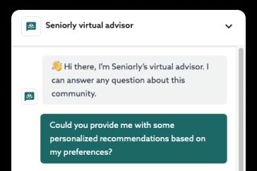 Seniorly virtual advisor