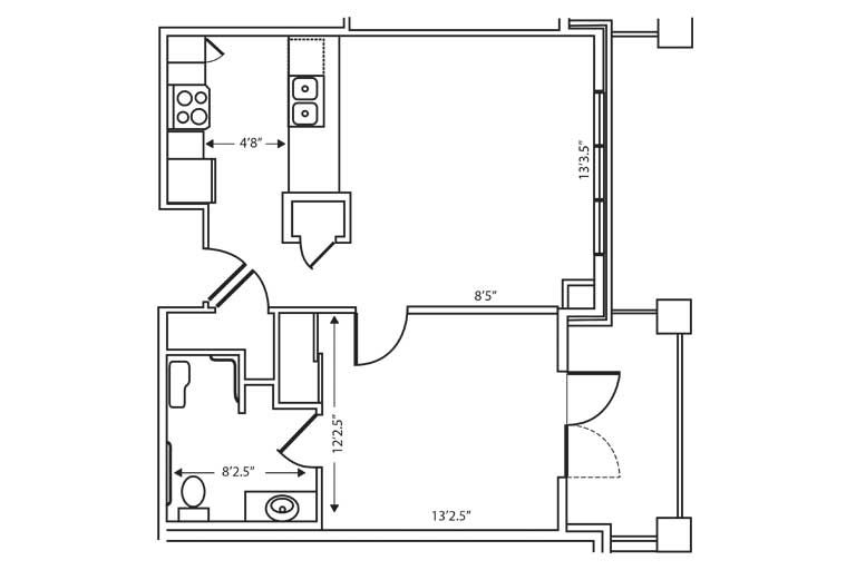 Dimensions are approximate. Floor plans may vary.