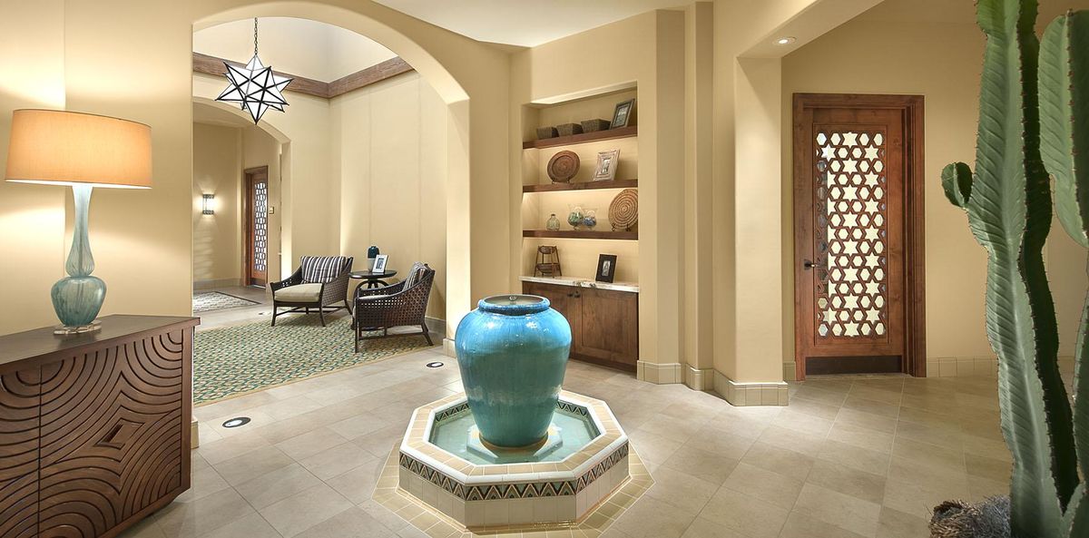 Interior view of Maravilla Scottsdale senior living community featuring modern decor and amenities.