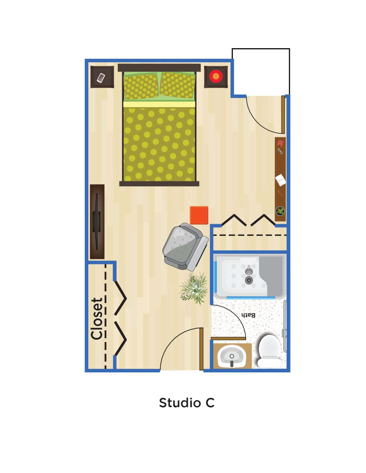 Dimensions are approximate. Floor plans may vary.