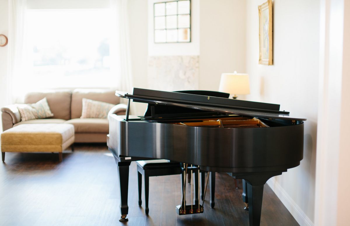 Living Room with Piano