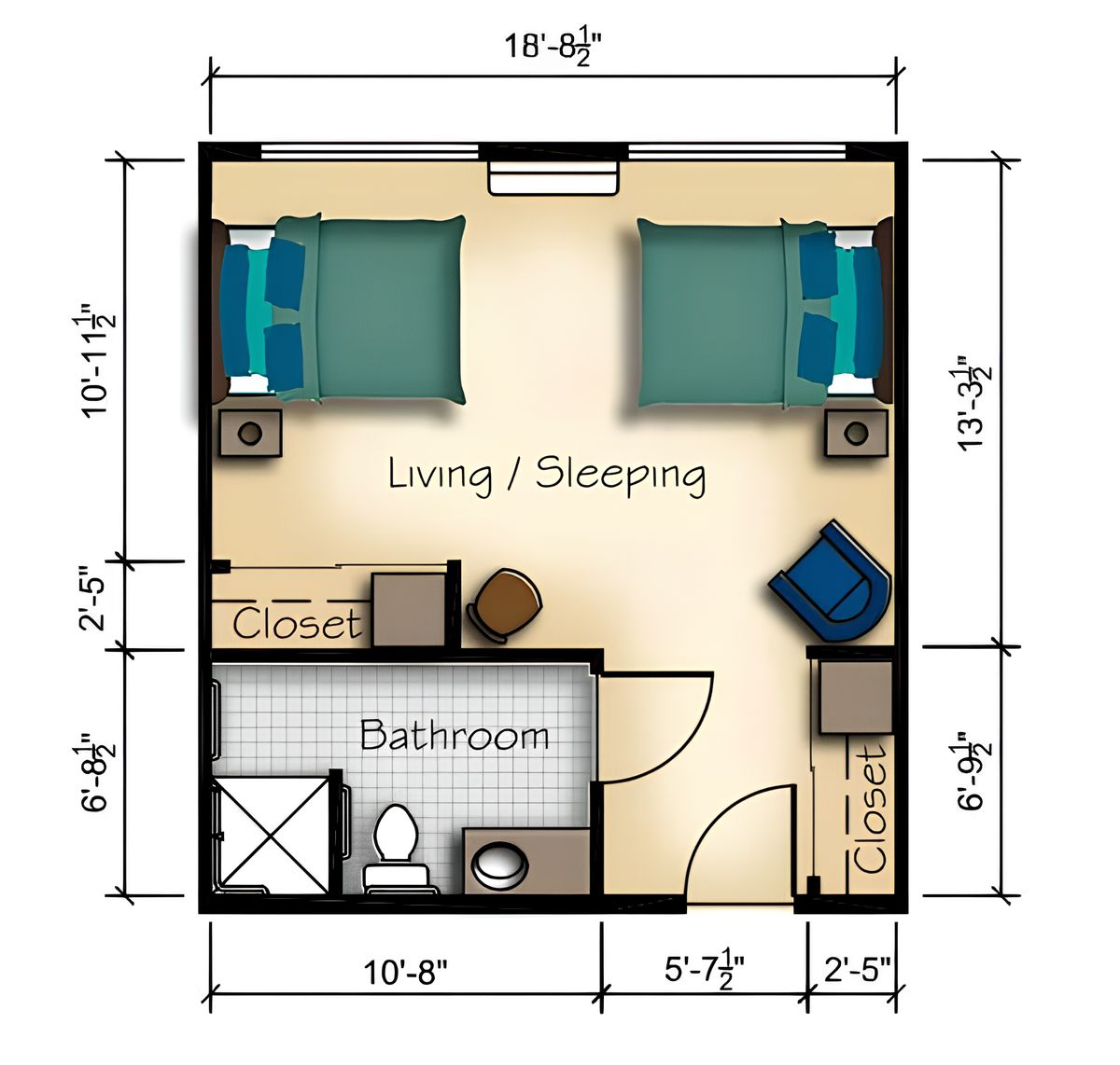 Dimensions are approximate. Floor plans may vary.