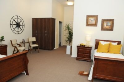Interior view of Regency Grand of West Covina, showcasing elegant furniture, decor, and living spaces.