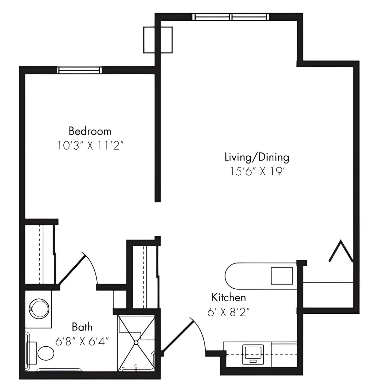 Dimensions are approximate. Floor plans may vary.