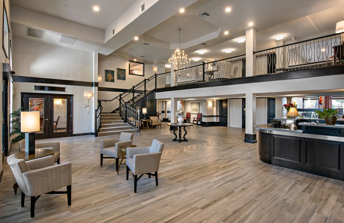 Interior view of The Ranch Estates at Scottsdale senior living community featuring modern design.
