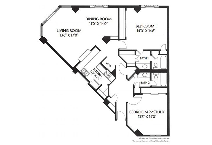 Dimensions are approximate. Floor plans may vary.