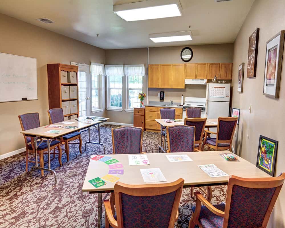 Senior living community at Mountain View Assisted Living & Memory Care with modern amenities.