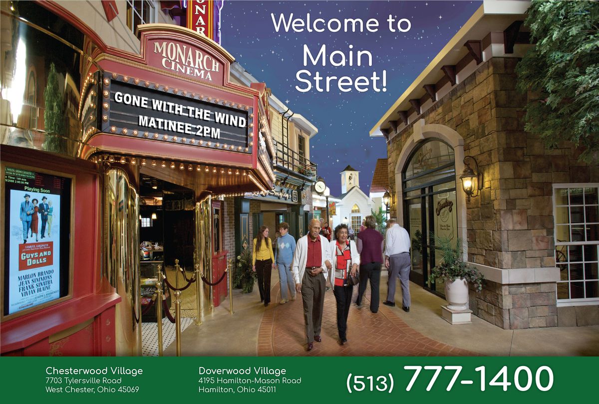 Main Steet offers all your favorite attractions including an Ice Cream Parlor, a Wellness Center, a Friendly Neighborhood Pub, a Variety of Dining Options, a Cinema, a Salon, a Chapel and more.
