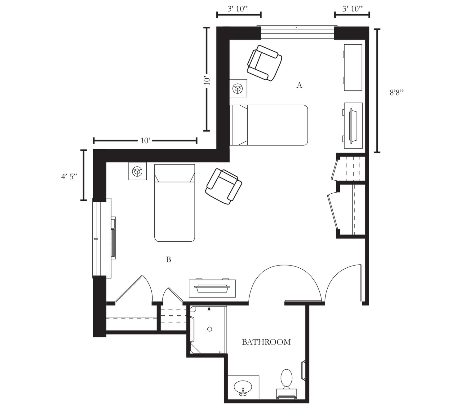 Dimensions are approximate. Floor plans may vary.