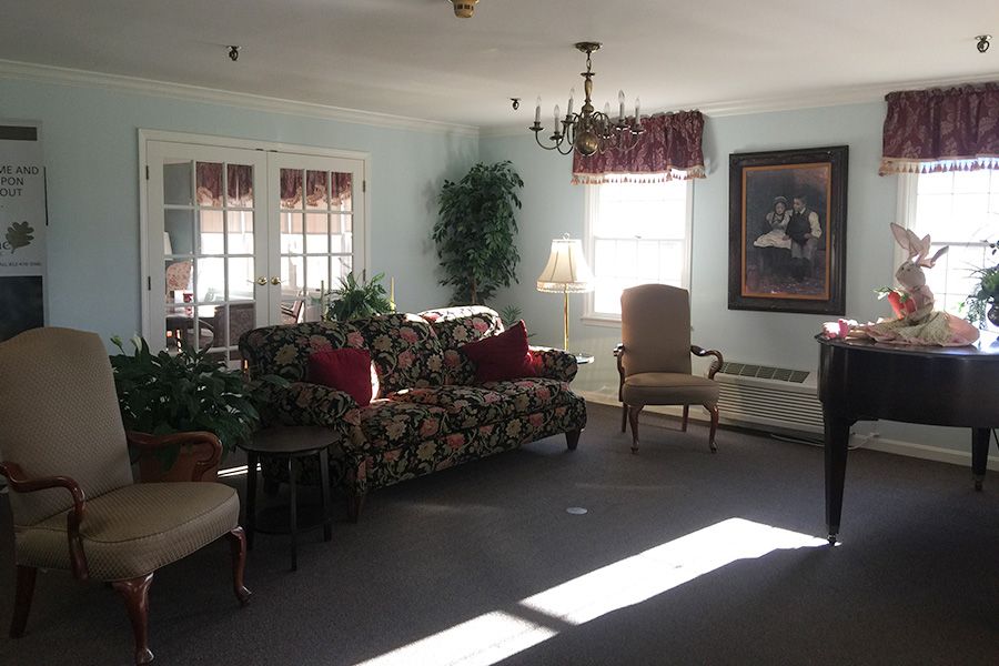 Interior view of Evansville Protestant Home, featuring modern decor in a comfortable senior living community.