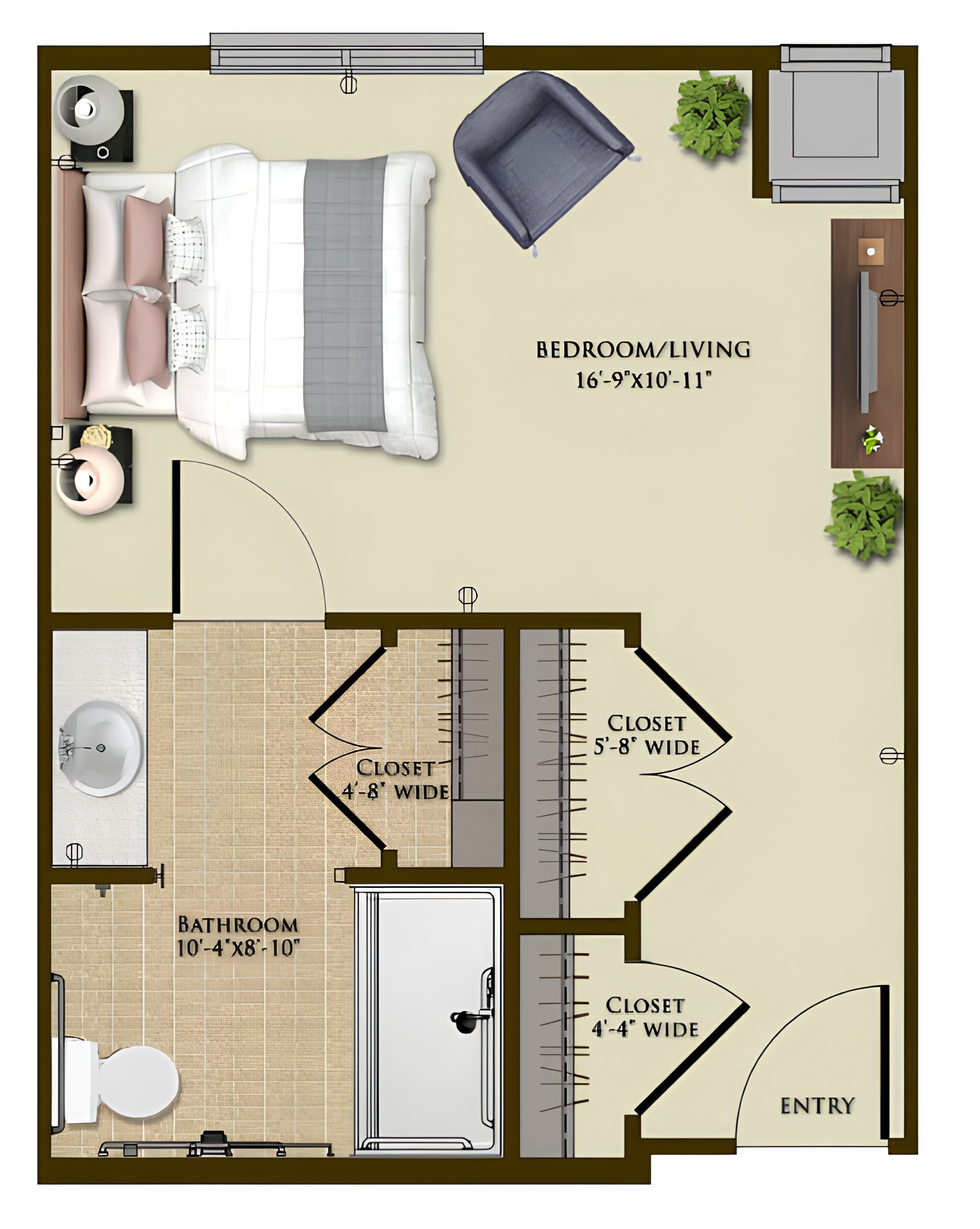 Dimensions are approximate. Floor plans may vary.