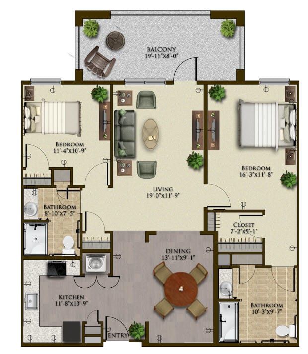 Dimensions are approximate. Floor plans may vary.