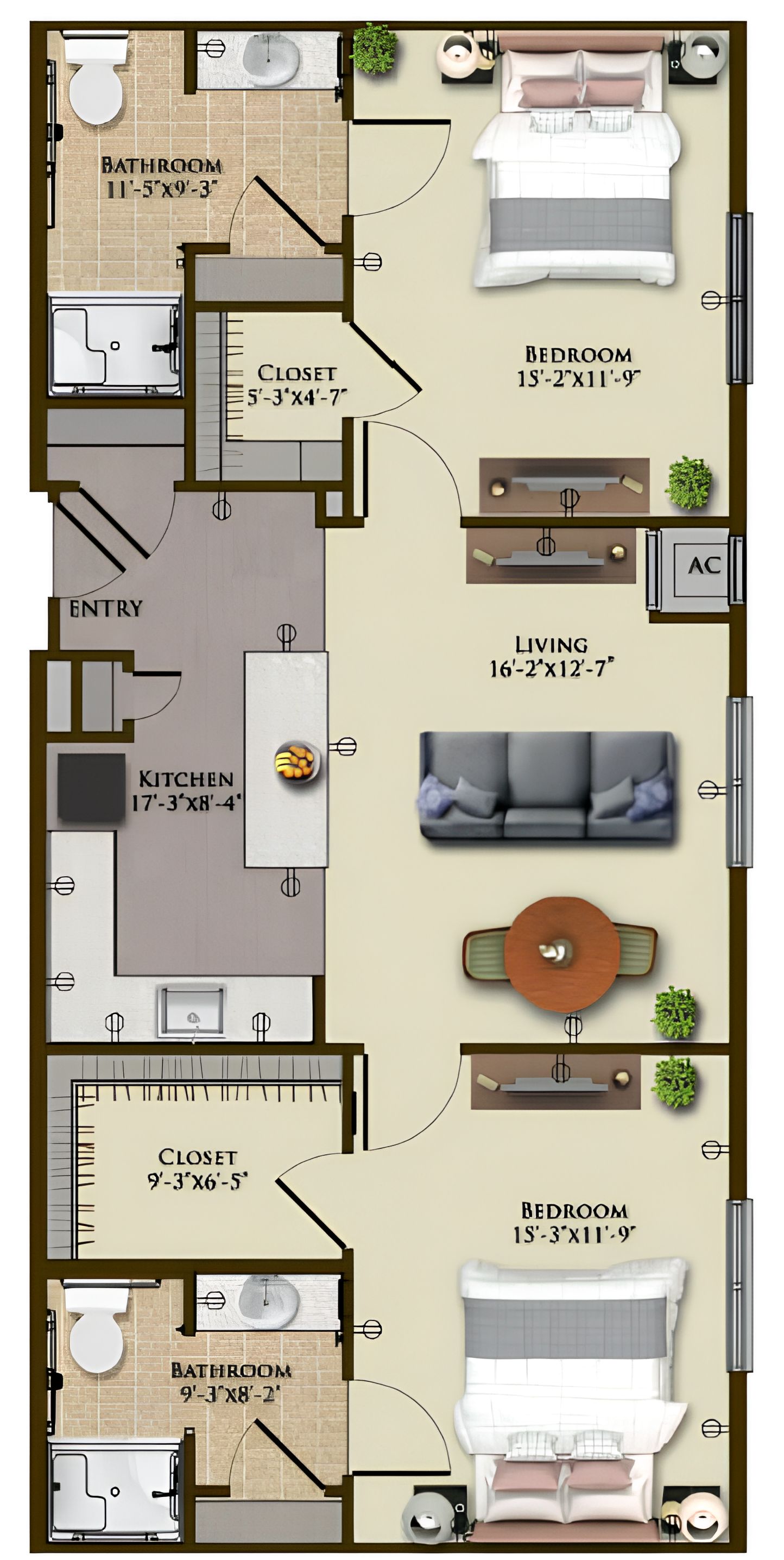 Dimensions are approximate. Floor plans may vary.