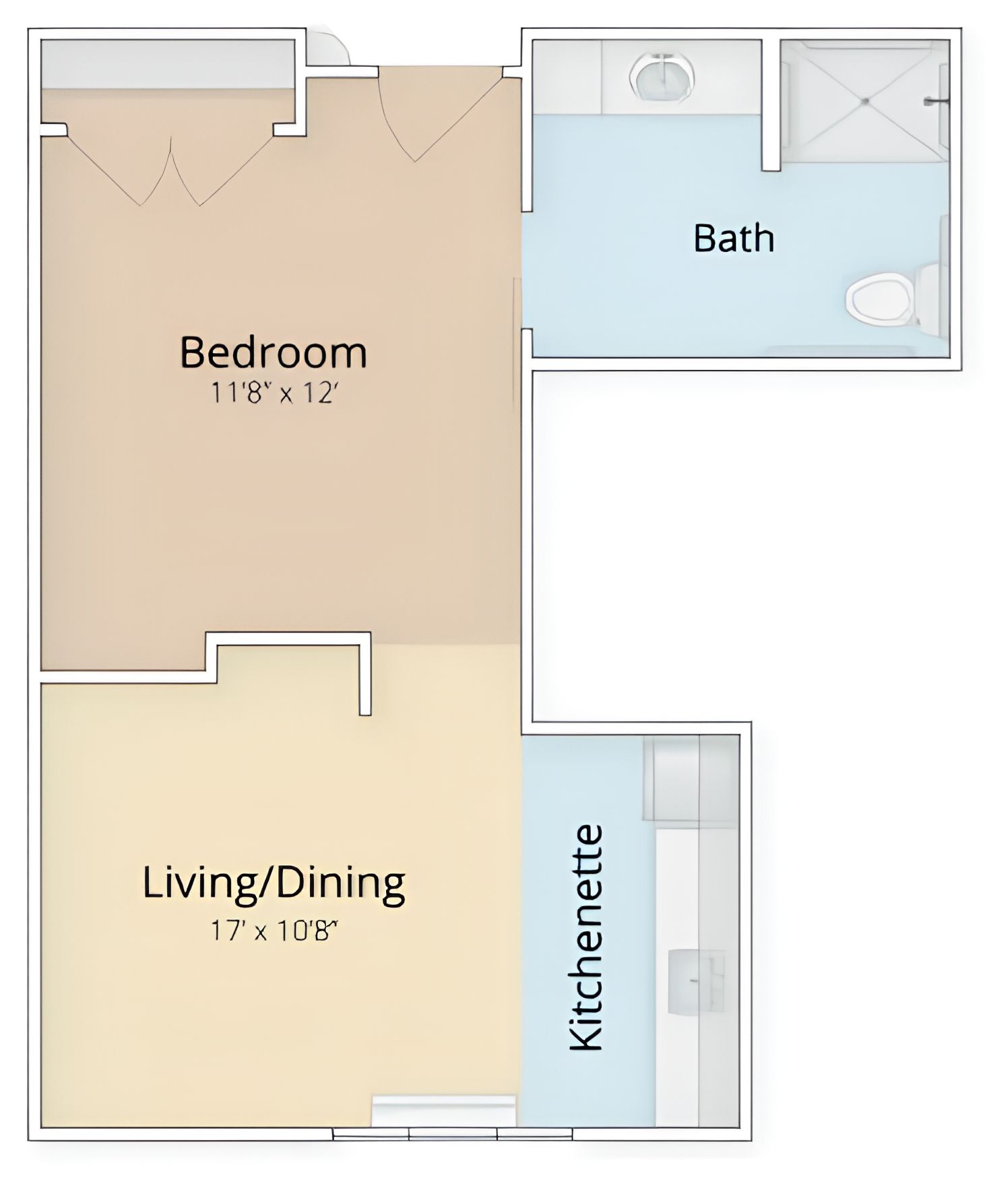 Dimensions are approximate. Floor plans may vary.