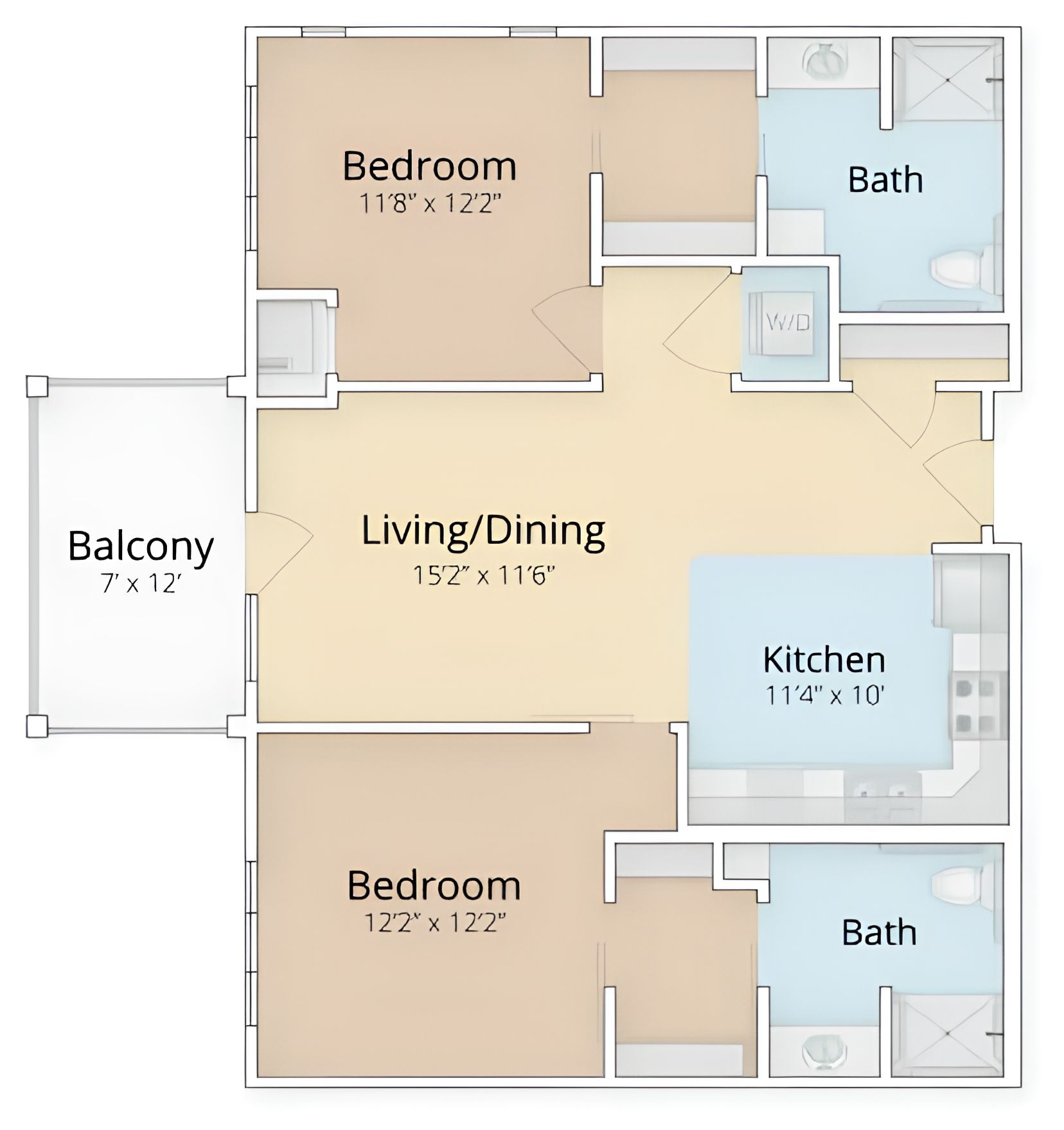 Dimensions are approximate. Floor plans may vary.