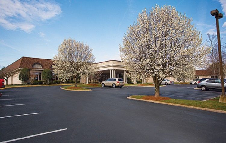 Senior living community in Lakeshore Estates The Meadows with urban and suburban views.