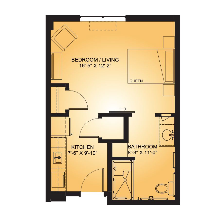 Dimensions are approximate. Floor plans may vary.