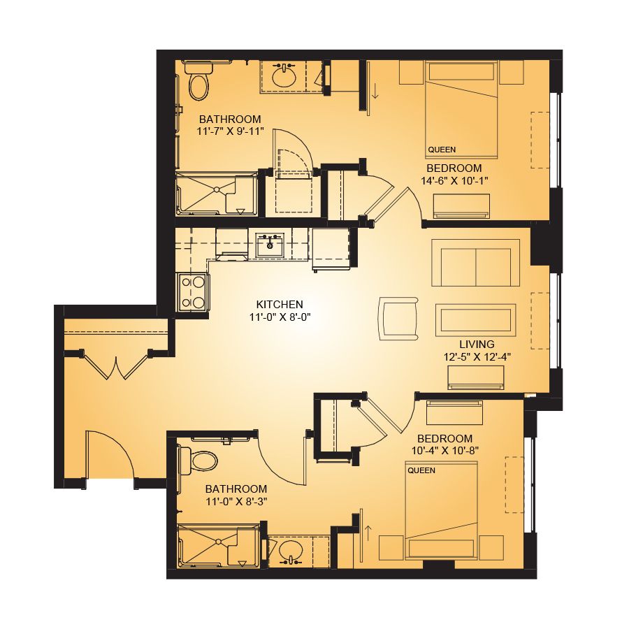 Dimensions are approximate. Floor plans may vary.