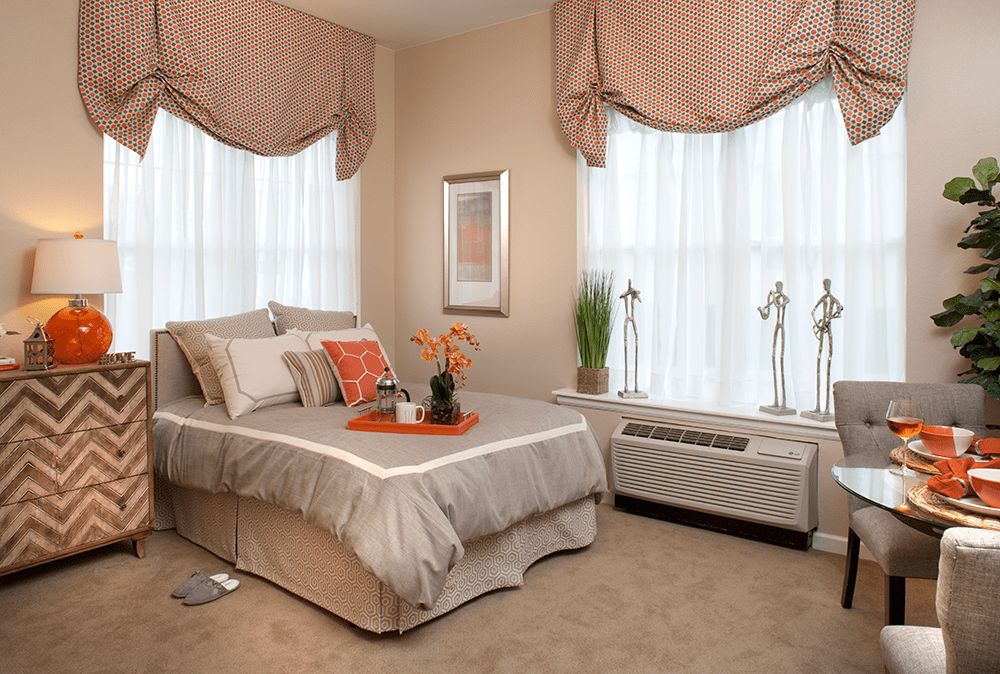 Interior view of MorningStar senior living community in Fort Collins featuring cozy decor and furniture.