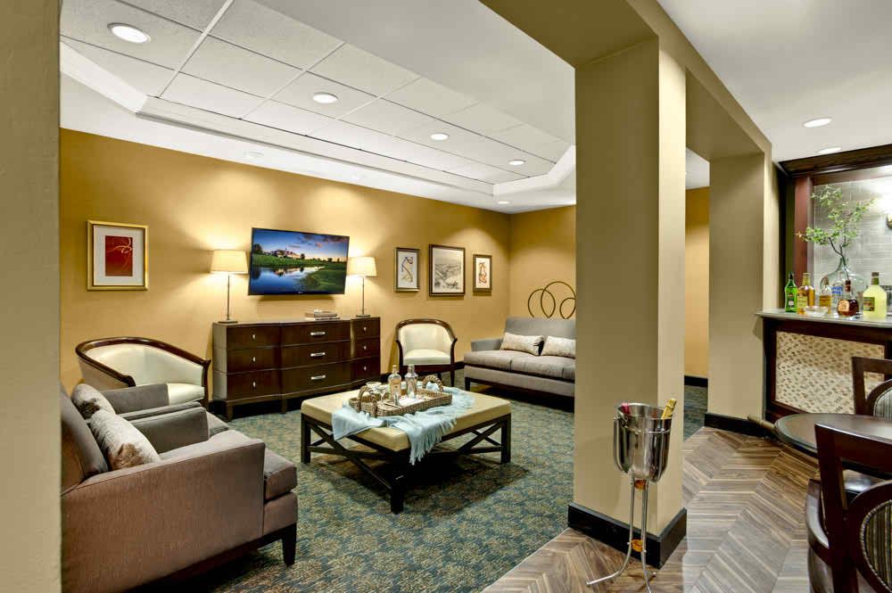Interior view of Lincolnwood Place senior living community featuring modern decor and amenities.