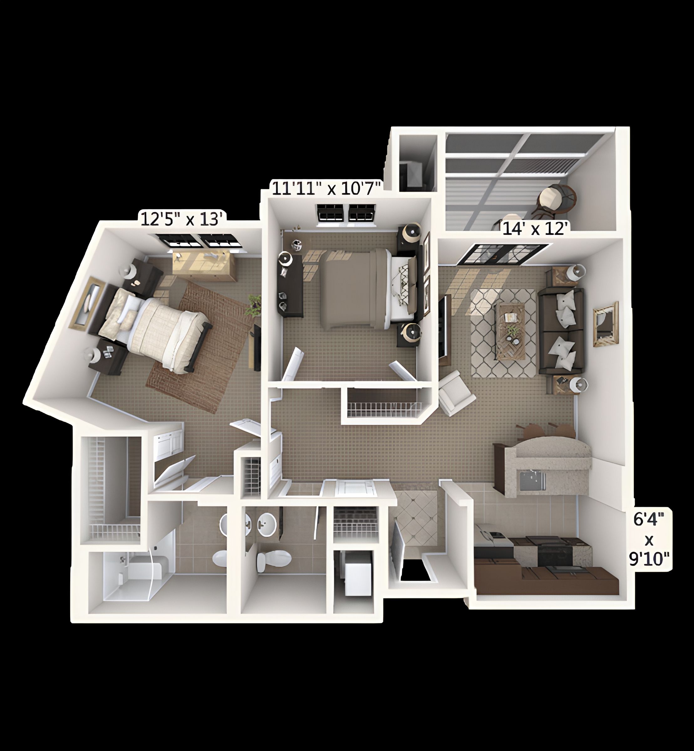 Dimensions are approximate. Floor plans may vary.