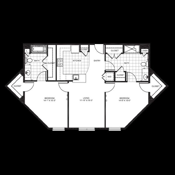 Dimensions are approximate. Floor plans may vary.