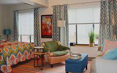 Interior view of 3801 Grand senior living community featuring elegant architecture and home decor.