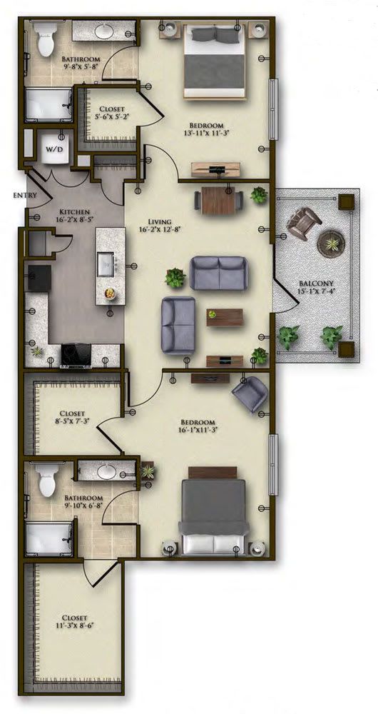 Dimensions are approximate. Floor plans may vary.