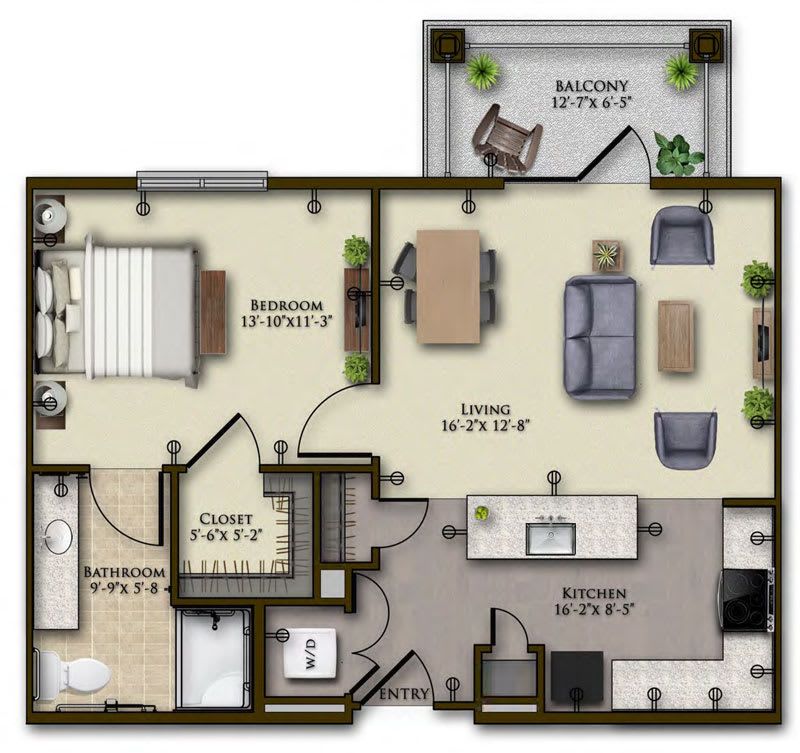 Dimensions are approximate. Floor plans may vary.