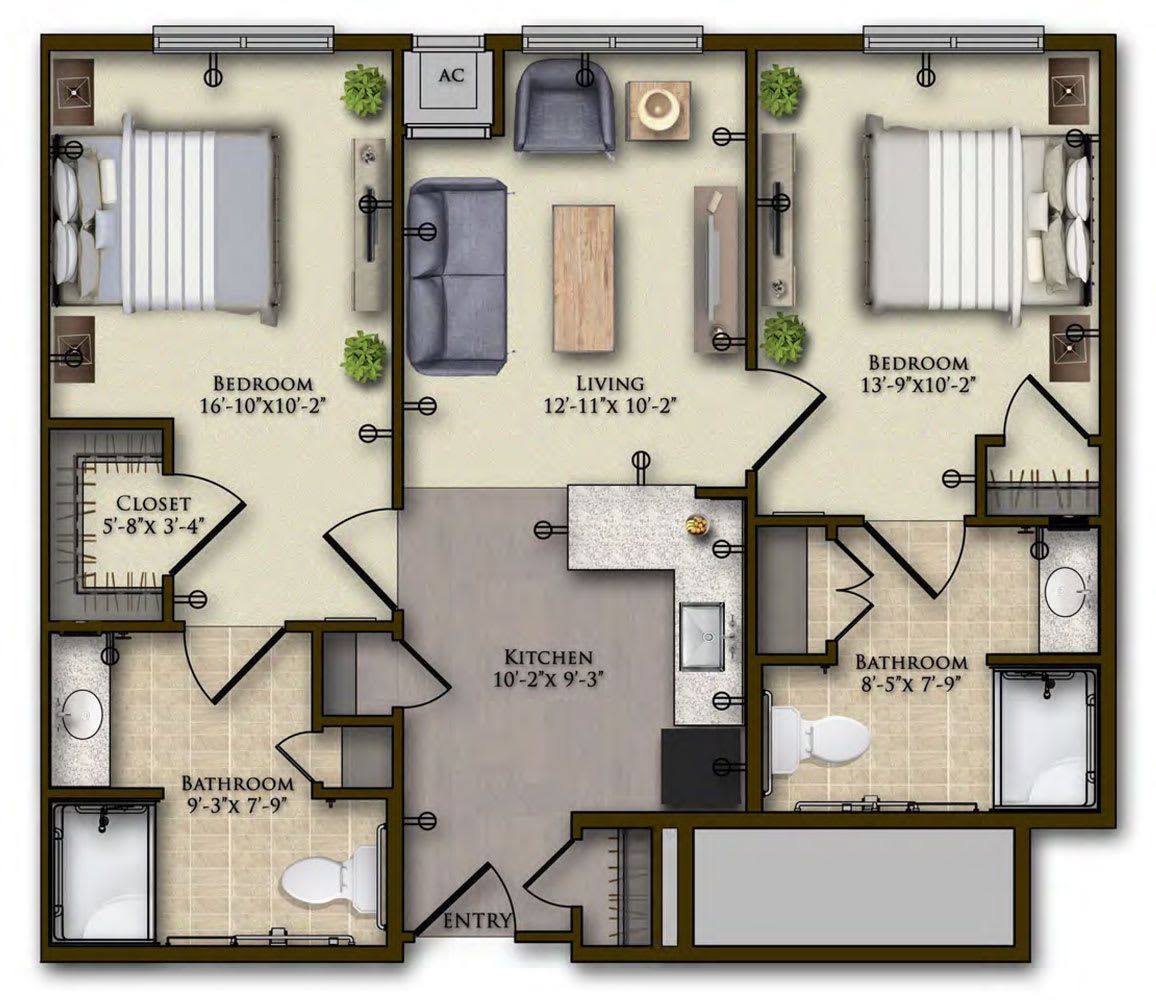 Dimensions are approximate. Floor plans may vary.