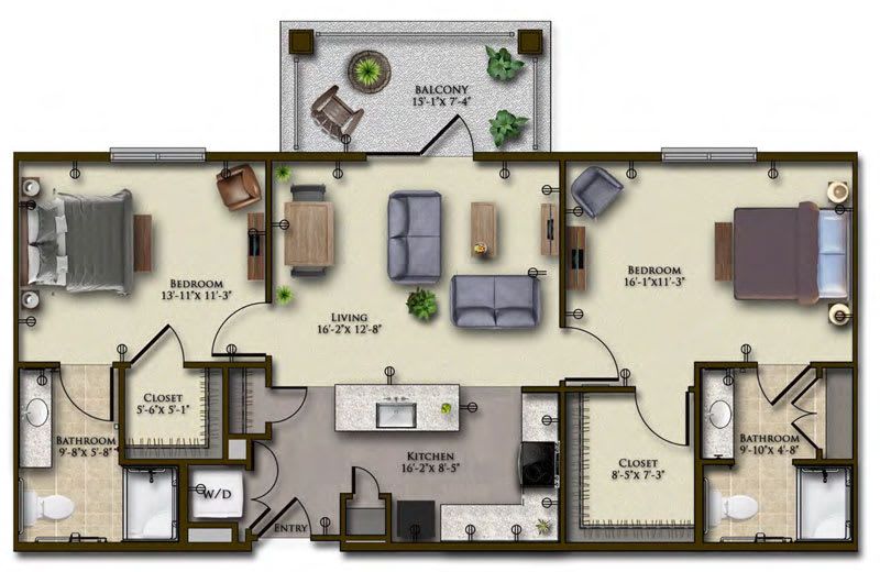 Dimensions are approximate. Floor plans may vary.