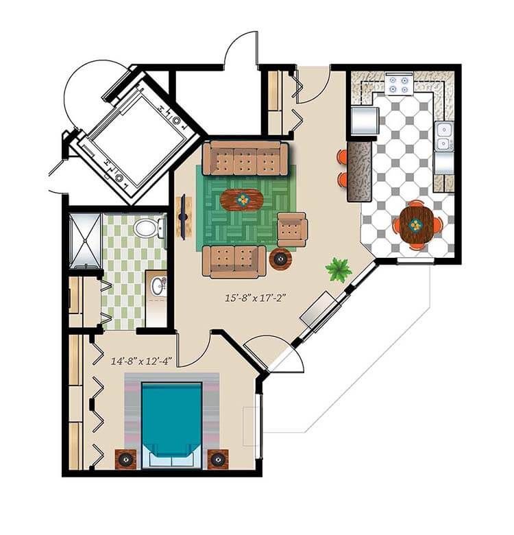 Dimensions are approximate. Floor plans may vary.