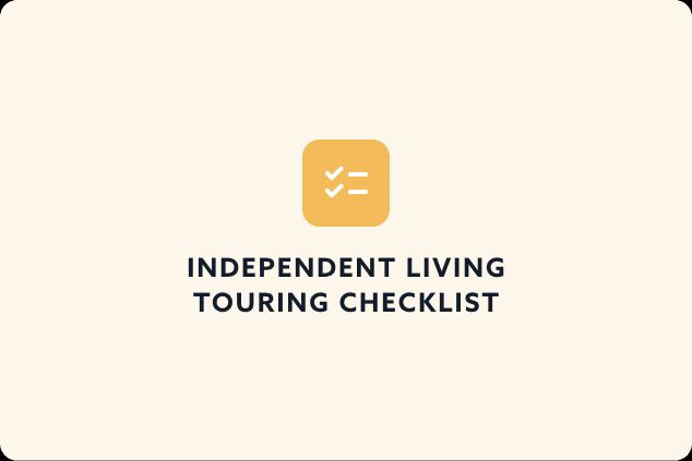 Independent living touring checklist